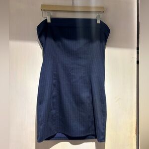 Wild Fable Navy Pinstripe Mini Dress